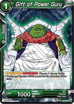 Gift of Power Guru Foil BT4-052 Colossal Warfare Dragonball Super card