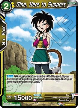 Gine Here to Support BT4-074 Colossal Warfare Dragonball Super card