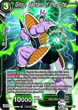 Ginyu Captain of the Elite P-222 Promotion Cards Dragonball Super card