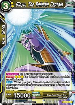 Ginyu The Reliable Captain Foil Version P-019 Promotion Cards Dragonball Super card