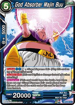 God Absorber Majin Buu Foil BT3-051 Cross Worlds Dragonball Super card