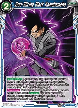 God Slicing Black Kamehameha Foil BT10-057 Rise of the Unison Warrior Dragonball Super card
