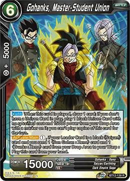 Gohanks Master Student Union Foil BT12-139 Vicious Rejuvenation Dragonball Super card