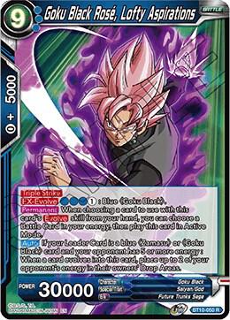 Goku Black Rose Lofty Aspirations BT10-050 Rise of the Unison Warrior Dragonball Super card