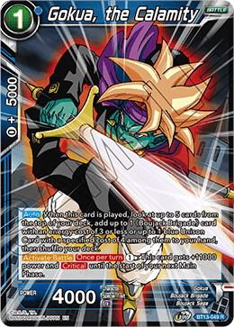 Gokua the Calamity Foil BT13-049 Supreme Rivalry Dragonball Super card