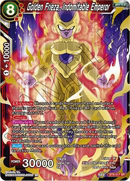 Golden Frieza Indomitable Emperor BT6-017 Destroyer Kings Dragonball Super card