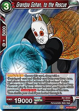 Grandpa Gohan to the Rescue Foil BT5-007 Miraculous Revival Dragonball Super card
