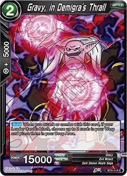 Gravy in Demigras Thrall BT4-114 Colossal Warfare Dragonball Super card