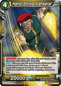 Hand Strike Kahseral Foil TB1-090 Tournament of Power Dragonball Super card