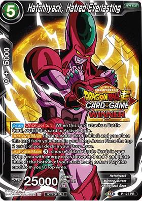Hatchhyack Hatred Everlasting Regional Championship 2020 P-175 Tournament Promotion Cards Dragonball Super card
