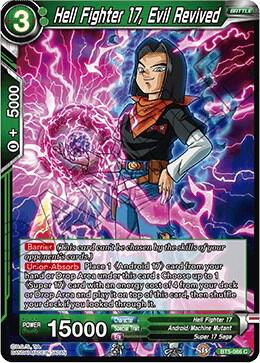 Hell Fighter 17 Evil Revived Foil BT5-066 Miraculous Revival Dragonball Super card