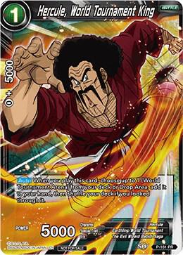 Hercule World Tournament King Power Booster Foil P-161 Promotion Cards Dragonball Super card