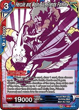 Hercule and Majin Buu Friends Forever Alternate Art Foil DB1-092 Special Anniversary Set 2020 Dragonball Super card