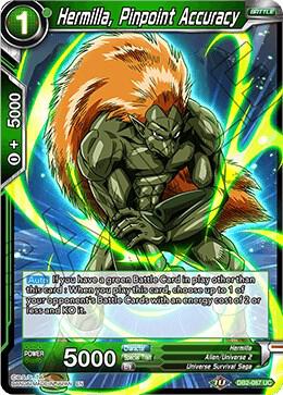 Hermilla Pinpoint Accuracy Foil DB2-087 Draft Box 05 - Divine Multiverse Dragonball Super card