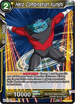 Hero Combination Kunshi Foil TB1-085 Tournament of Power Dragonball Super card