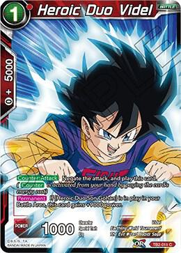 Heroic Duo Videl Foil TB2-011 World Martial Arts Tournament Dragonball Super card