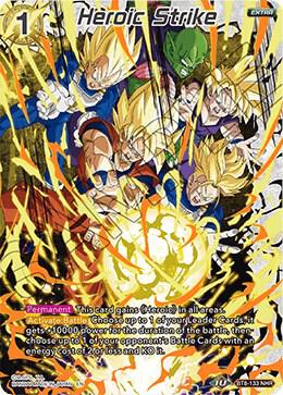 Heroic Strike BT8-133 Malicious Machinations Dragonball Super card