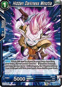 Hidden Darkness Minotia Foil BT4-041 Colossal Warfare Dragonball Super card