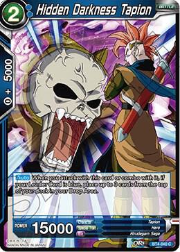 Hidden Darkness Tapion BT4-040 Colossal Warfare Dragonball Super card