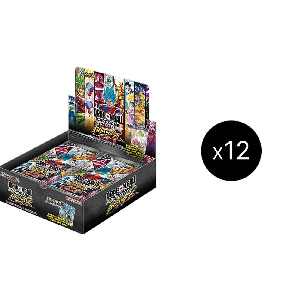 History of Z Booster Box Case  History of Z Dragonball Super card