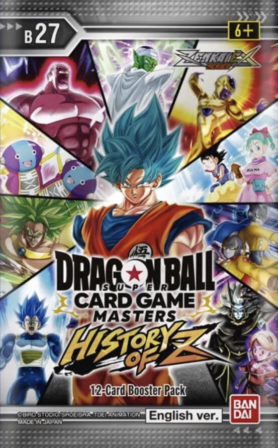 History of Z Booster Pack  History of Z Dragonball Super card