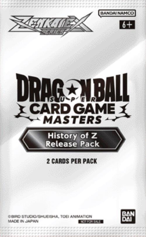 History of Z Release Event Pack History of Z Pre-Release Cards Dragonball Super card