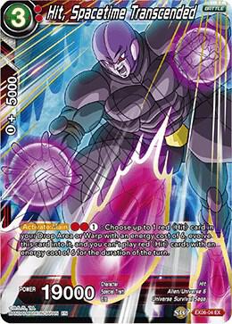 Hit Spacetime Transcended EX06-04 Special Anniversary Set Dragonball Super card