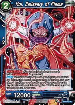 Hoi Emissary of Flame BT4-042 Colossal Warfare Dragonball Super card