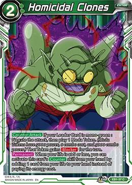 Homicidal Clones EB1-37 Battle Evolution Booster Dragonball Super card