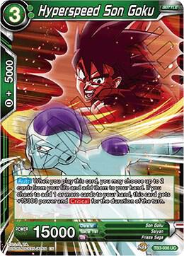 Hyperspeed Son Goku Foil TB3-036 Clash of Fates Dragonball Super card