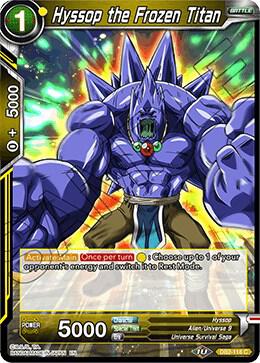 Hyssop the Frozen Titan DB2-118 Draft Box 05 - Divine Multiverse Dragonball Super card