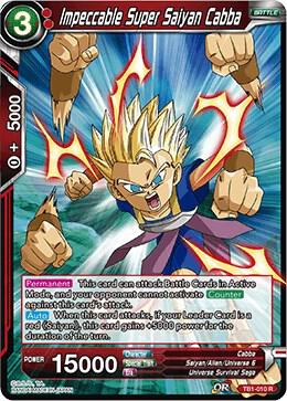Impeccable Super Saiyan Cabba TB1-010 Tournament of Power Dragonball Super card