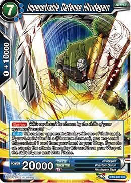 Impenetrable Defense Hirudegarn Foil BT4-037 Colossal Warfare Dragonball Super card