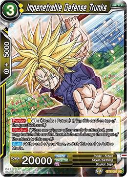 Impenetrable Defense Trunks BT6-085 Destroyer Kings Dragonball Super card