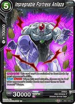 Impregnable Fortress Anilaza Foil DB2-138 Draft Box 05 - Divine Multiverse Dragonball Super card