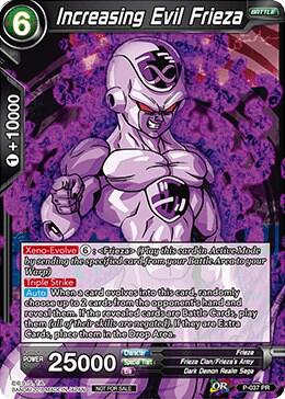 Increasing Evil Frieza P-037 Promotion Cards Dragonball Super card