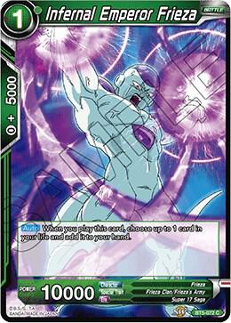 Infernal Emperor Frieza BT5-072 Miraculous Revival Dragonball Super card