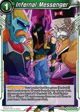 Infernal Messenger Foil BT5-078 Miraculous Revival Dragonball Super card