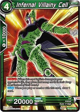 Infernal Villainy Cell BT5-073 Miraculous Revival Dragonball Super card
