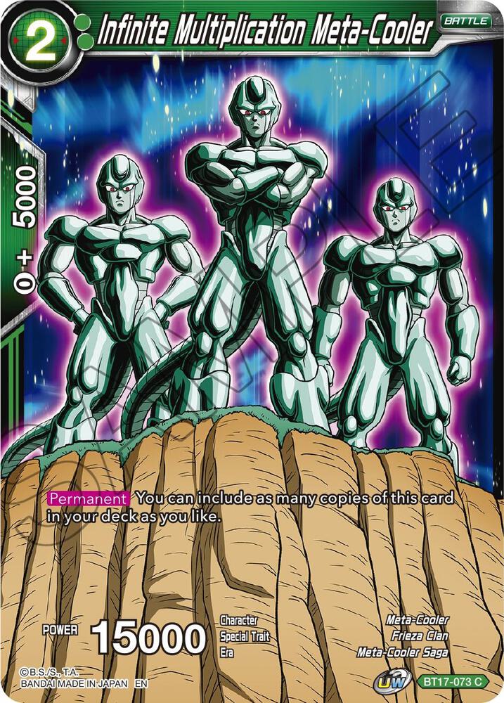 Infinite Multiplication Meta Cooler BT17-073 Ultimate Squad Dragonball Super card