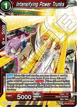 Intensifying Power Trunks BT4-012 Colossal Warfare Dragonball Super card