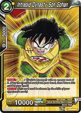 Intrepid Dynasty Son Gohan Foil BT4-084 Colossal Warfare Dragonball Super card