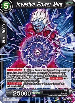 Invasive Power Mira BT4-109 Colossal Warfare Dragonball Super card