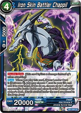 Iron Skin Battler Chappil Foil TB1-039 Tournament of Power Dragonball Super card