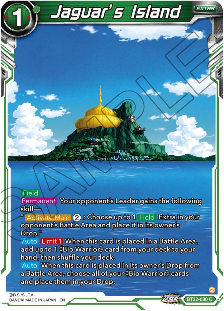 Jaguars Island BT22-080 Critical Blow Dragonball Super card