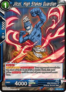 Jilcol High Stakes Guardian DB2-057 Draft Box 05 - Divine Multiverse Dragonball Super card