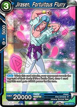 Jirasen Fortuitous Flurry DB2-052 Draft Box 05 - Divine Multiverse Dragonball Super card