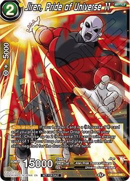 Jiren Pride of Universe 11 Foil P-191 Promotion Cards Dragonball Super card