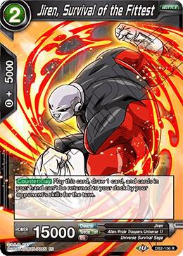 Jiren Survival of the Fittest DB2-156 Draft Box 05 - Divine Multiverse Dragonball Super card