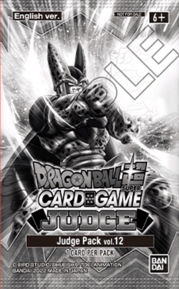 Judge Pack Vol12  Tournament Promotion Cards Dragonball Super card
